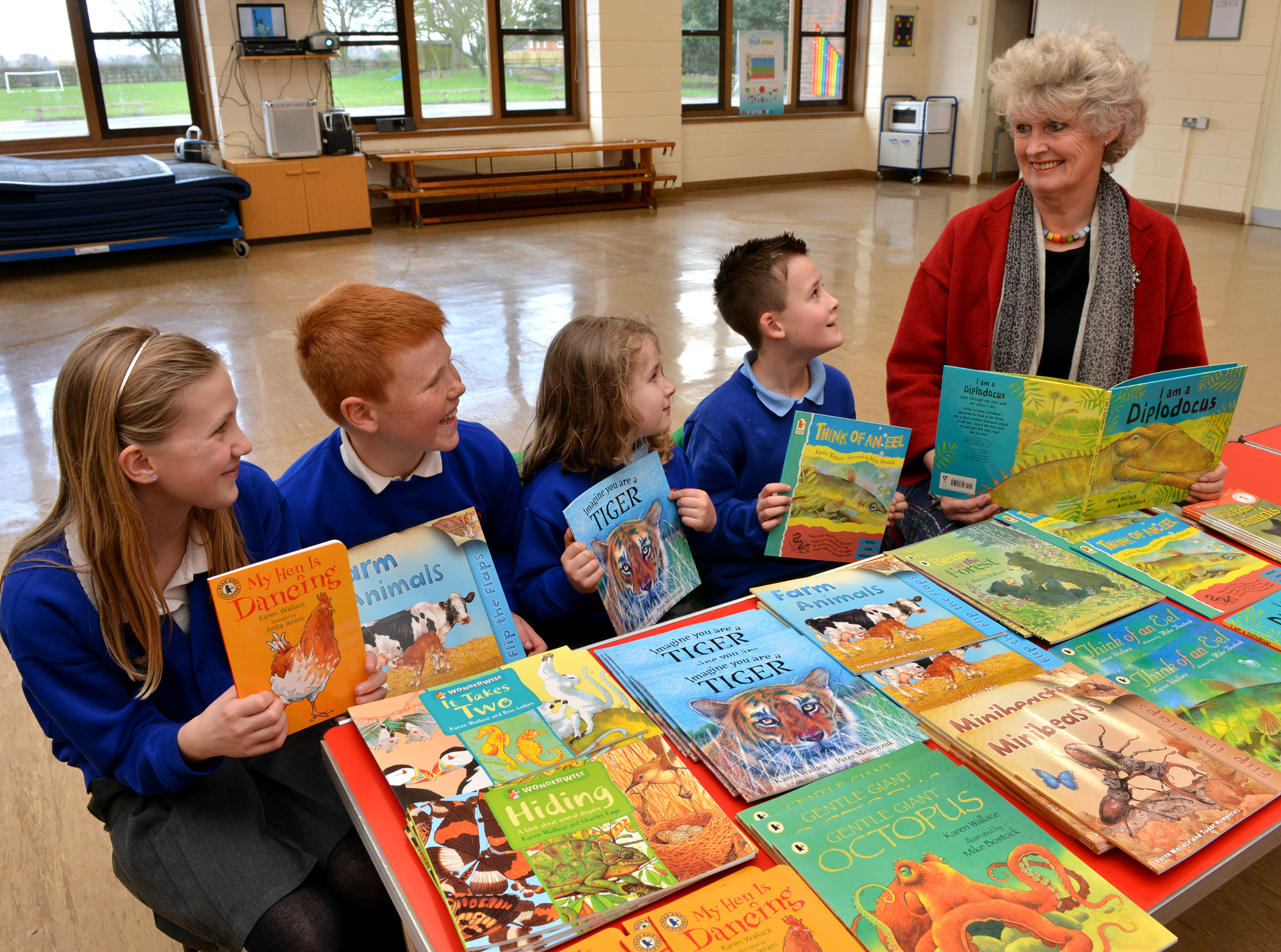 Book Week 2014 - A visit to Hodnet Primary School